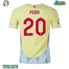 Spanien Pedri Gonzalez #20 Bortatröja EM 2024 Kortärmad